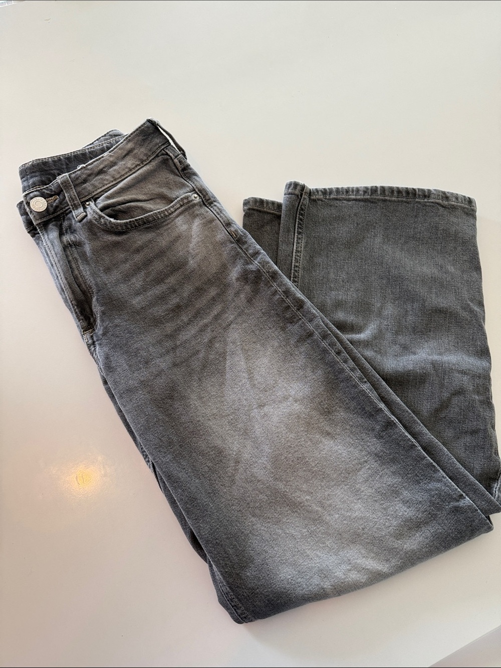 H&M Girls wide leg jeans